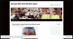 Desktop Screenshot of garbagemenstealbikes.com